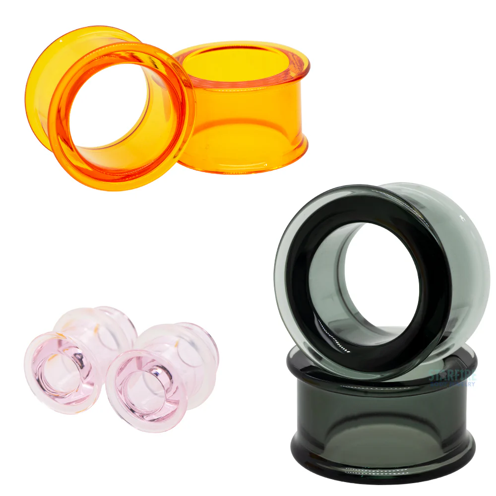 Boro Bullet Holes (Glass Eyelets) - Lavender - Image 2