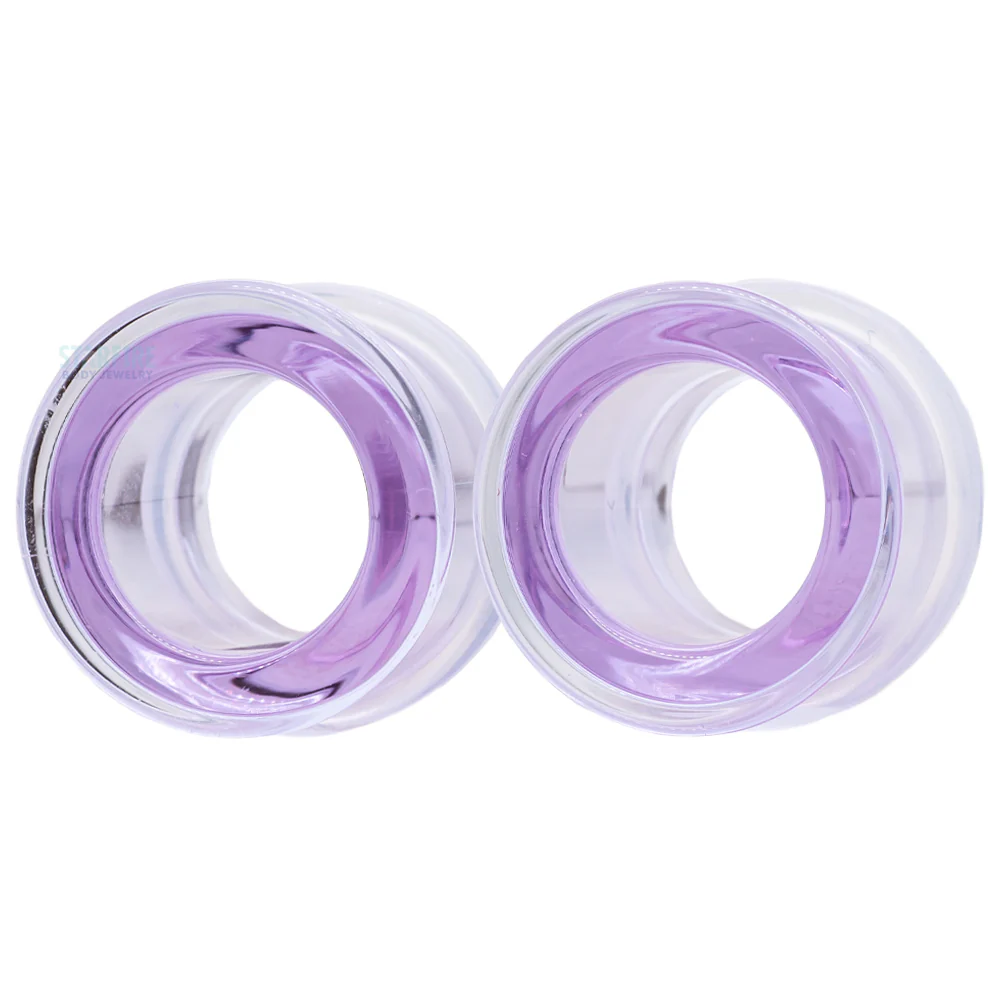 Boro Bullet Holes (Glass Eyelets) - Lavender - Image 3