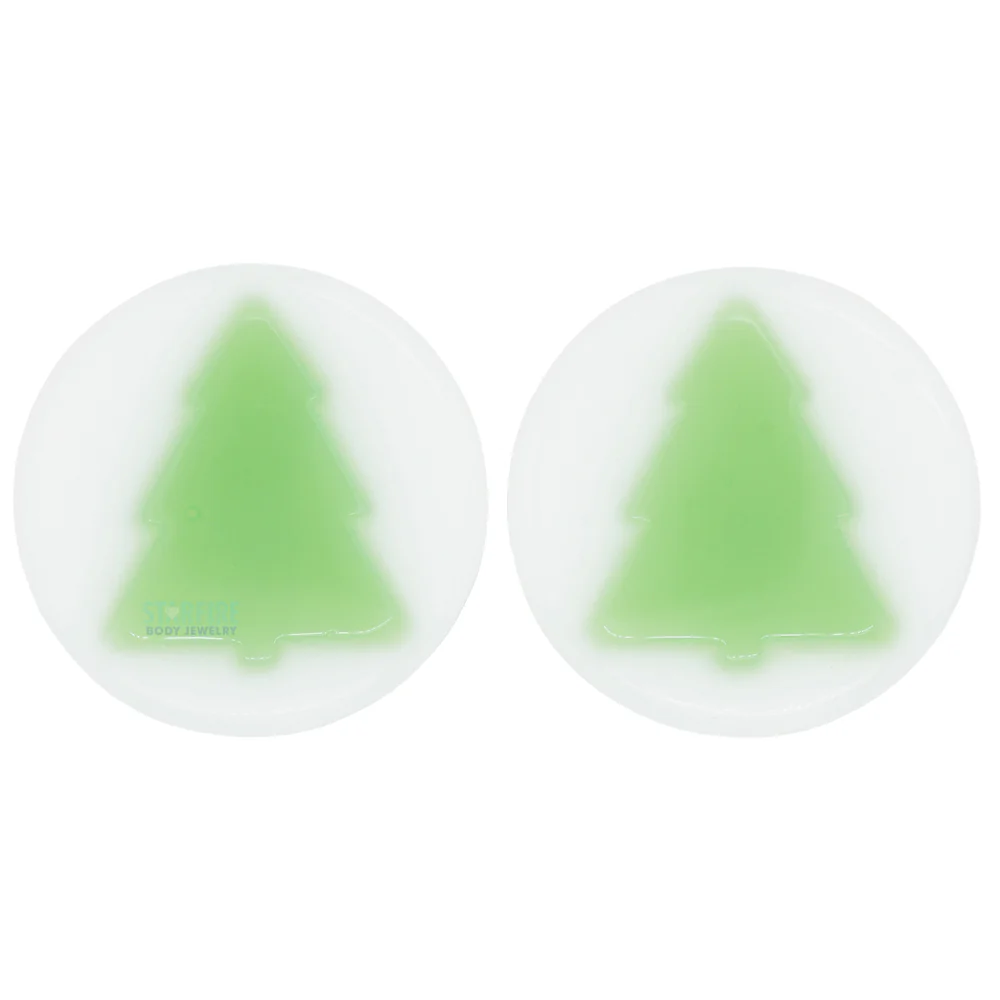 Christmas Tree - Glass Image Plugs - Image 4