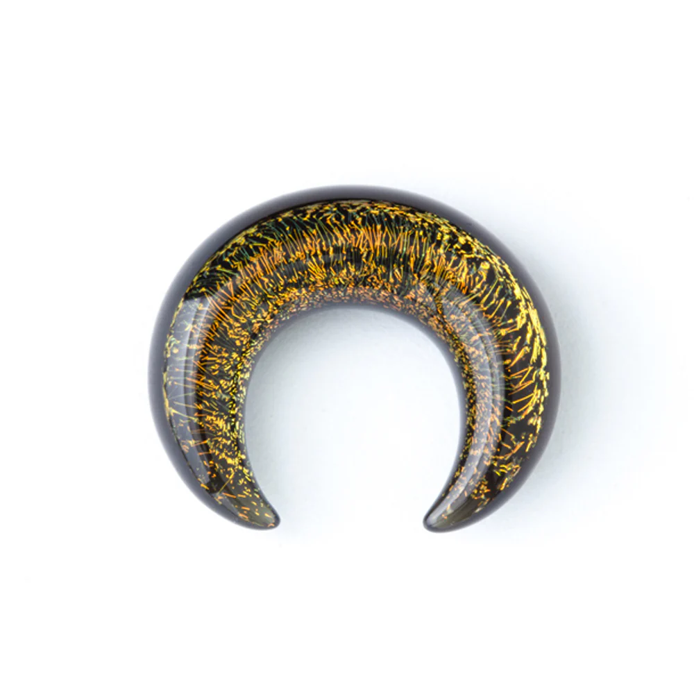 Dichroic Glass Septum Pincher - Gold - Image 3