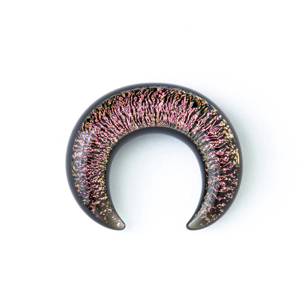 Dichroic Glass Septum Pincher - Pink - Image 2