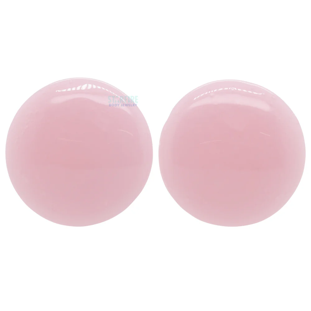 Glass Color Front Plugs - Cotton Candy - Image 2