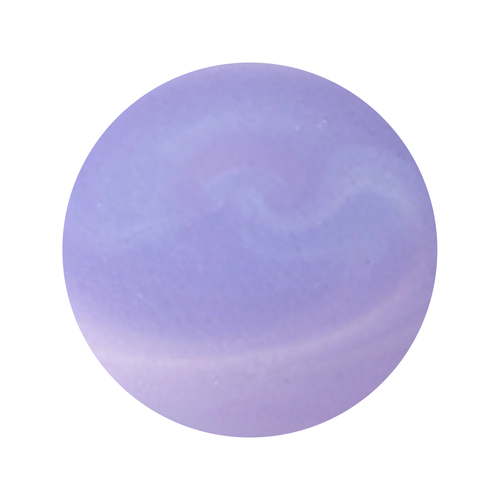 Glass Color Front Plugs - Matte Lilac - Image 2