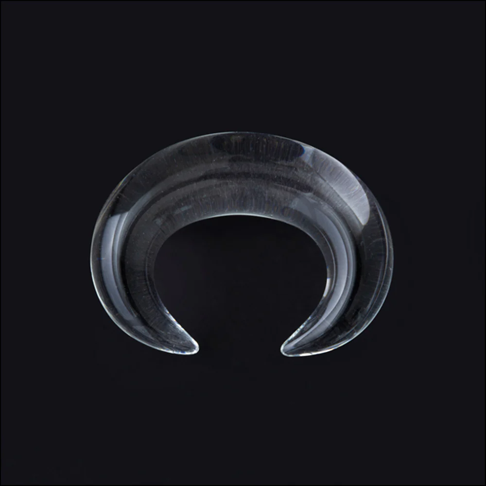 Long Glass Septum Pincher - Crystal - Image 3