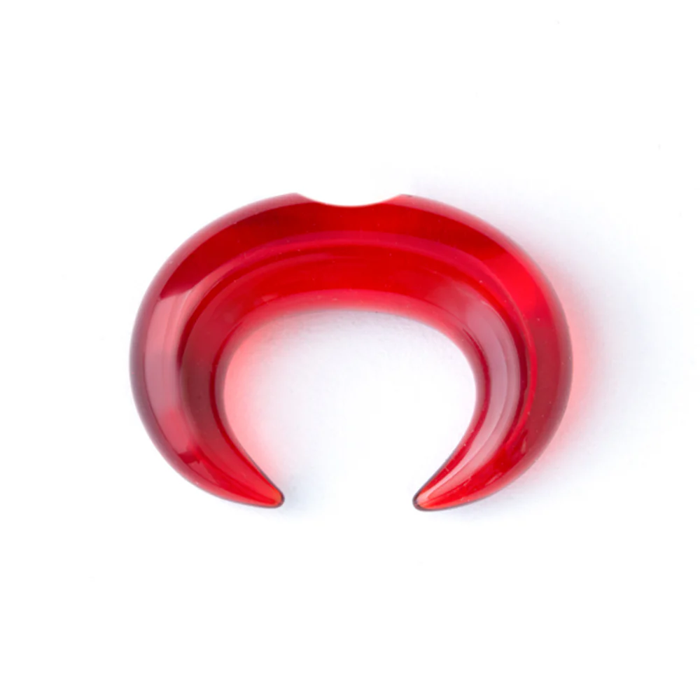 Long Glass Septum Pincher - Ruby