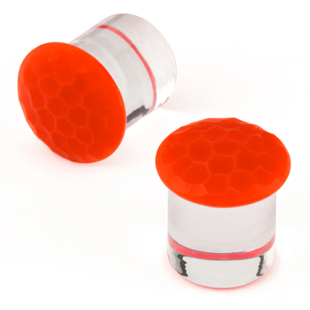 Martele Glass Color Front Plugs - Poppy