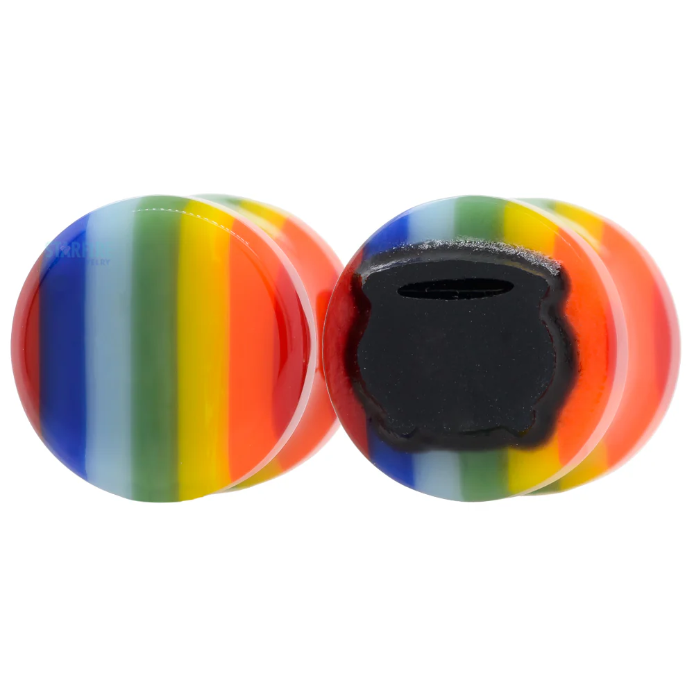 Pot o' Gold Glass Plugs - End of the Rainbow