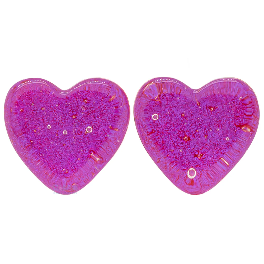 'Valentine's' Collection Heart Glass Plugs - Image 4