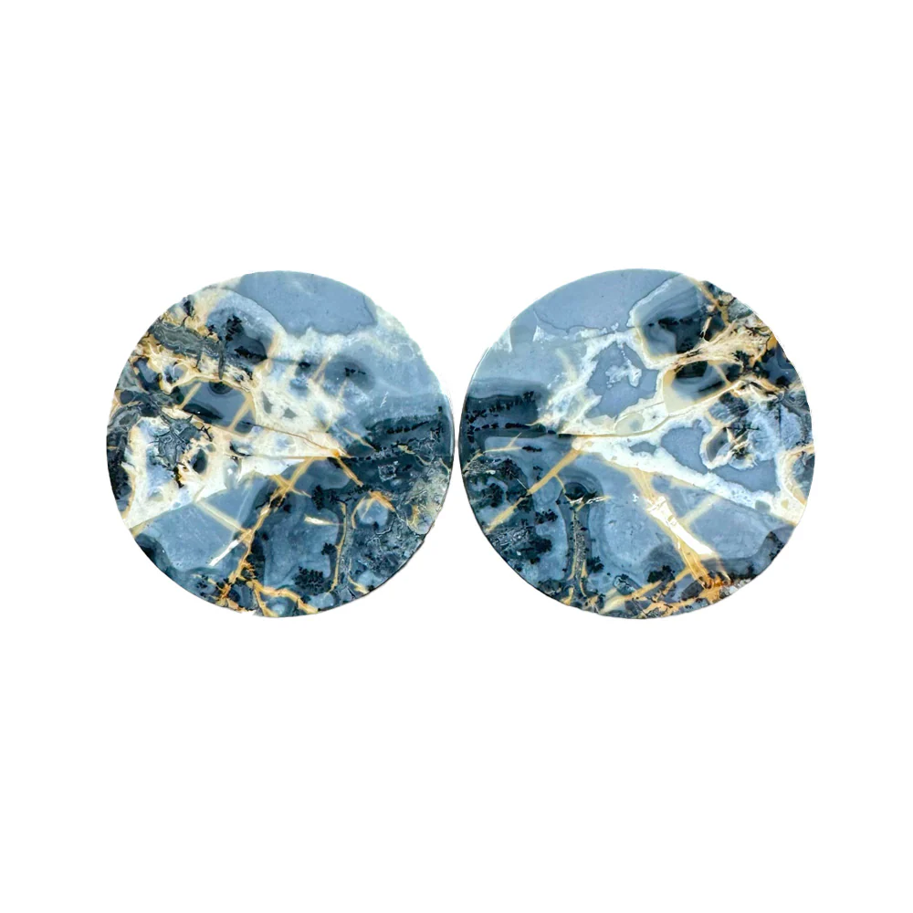 Stone Plugs - Dendritic Maligano Jasper - Image 3