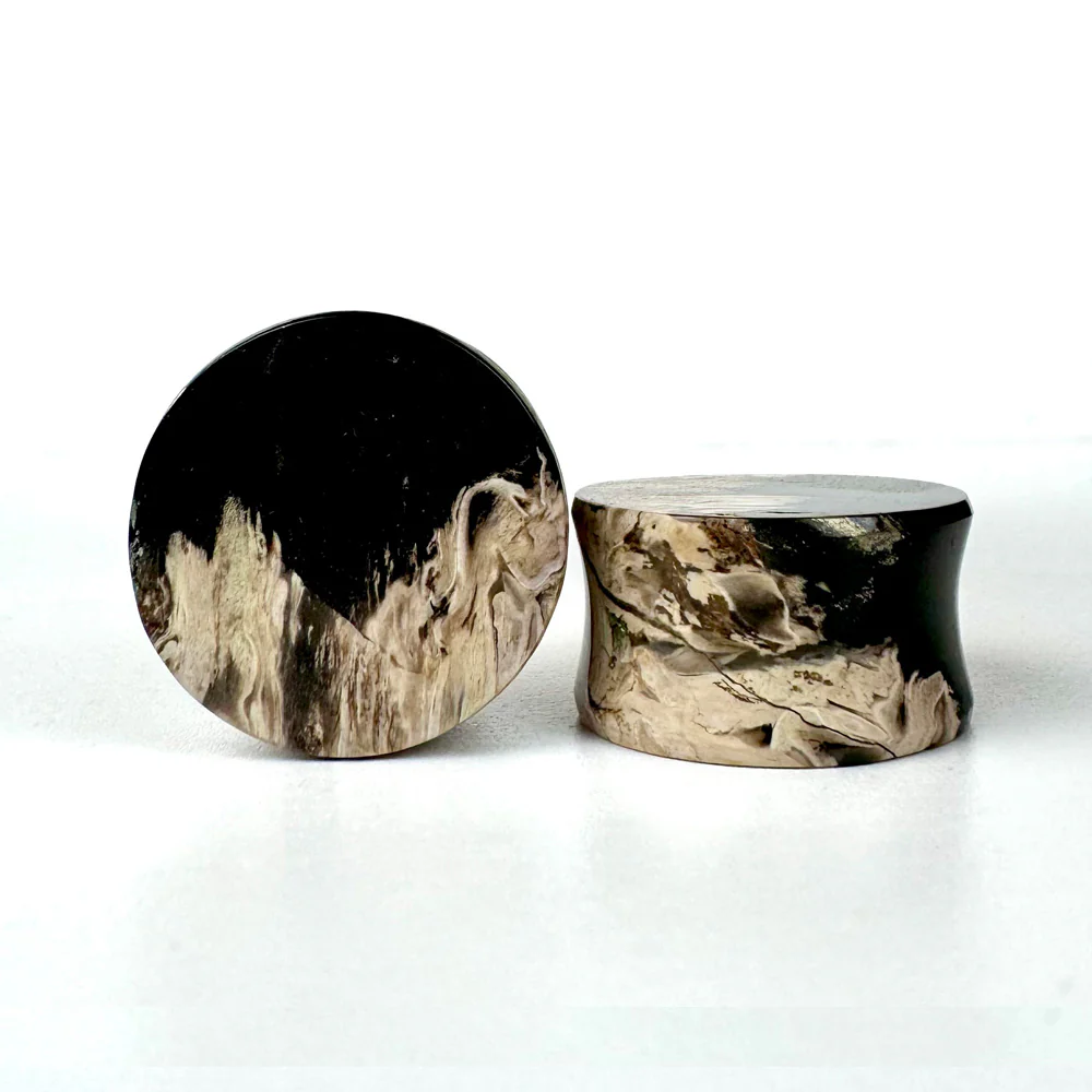 Stone Plugs - Petrified Palm Wood - Image 2