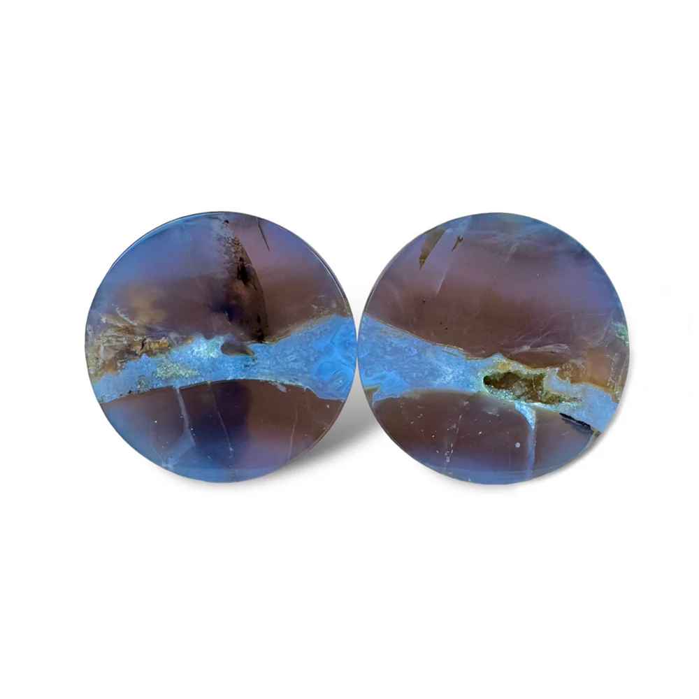 Stone Plugs - Purple Chalcedony - Image 7