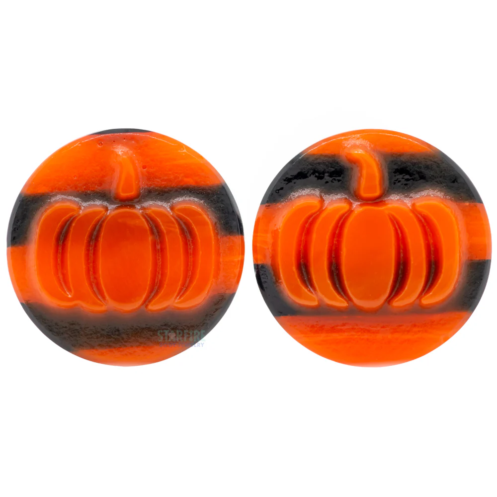 Halloween Pumpkin Glass Plugs - Image 4