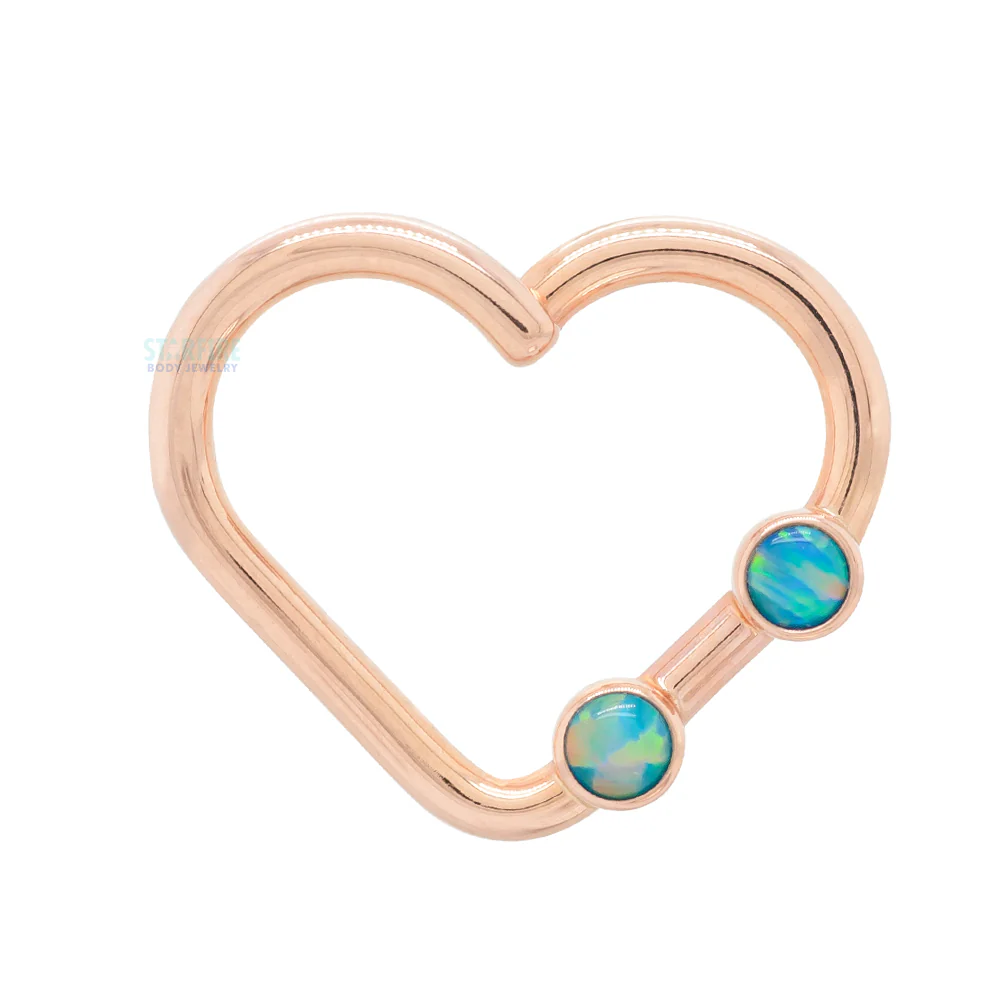 "Heartbreaker" Ring in Gold with Opals - Image 4