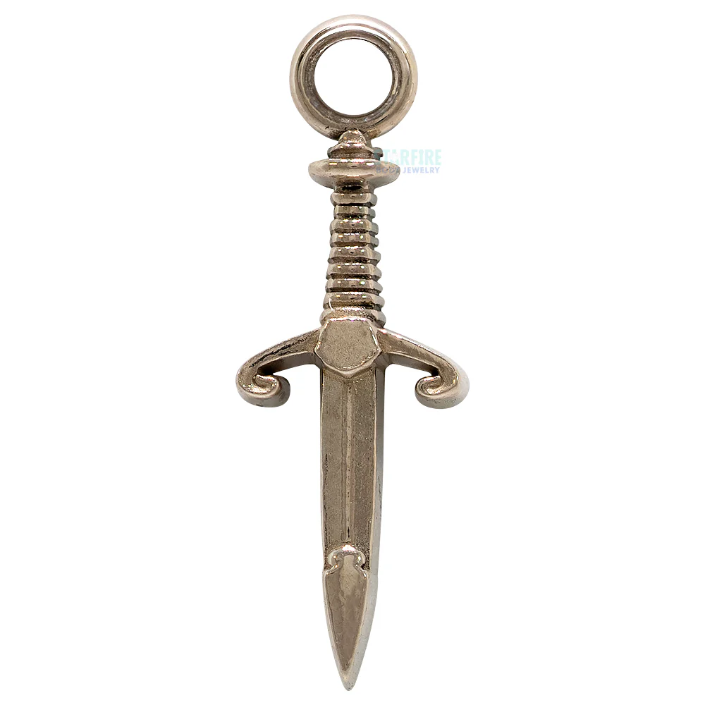 "Back Stabber" Charm in Gold - Image 4