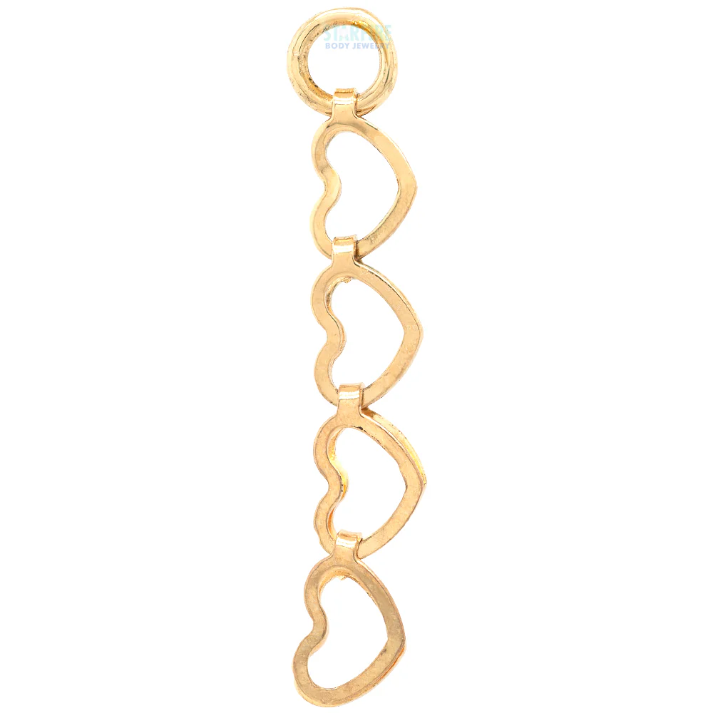 "Barracuda" Chain Charm in Gold - Image 3