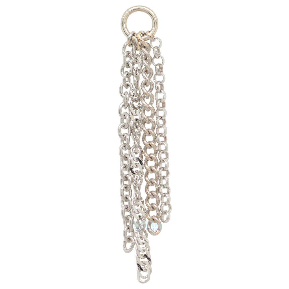 "Bit O Texture" Chain Charm in Gold - Image 4