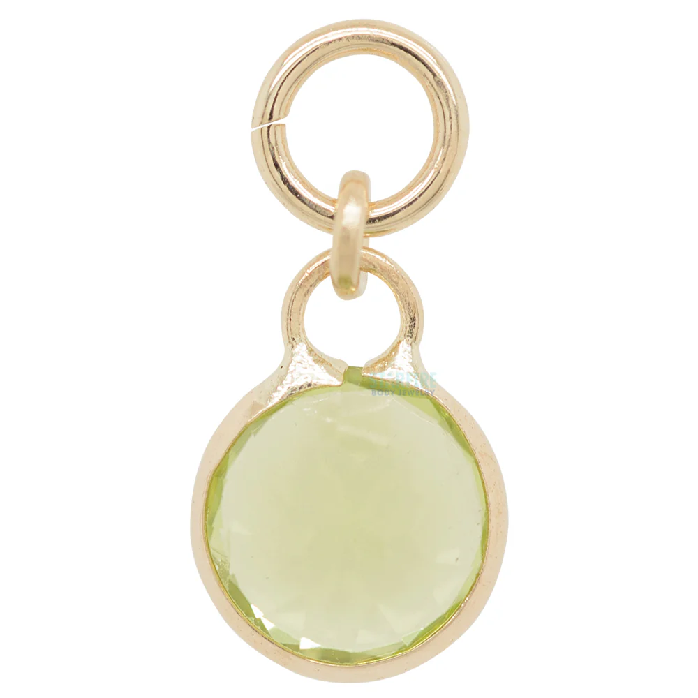 "Brilliant" Charm in Gold with Gemstones - Image 5