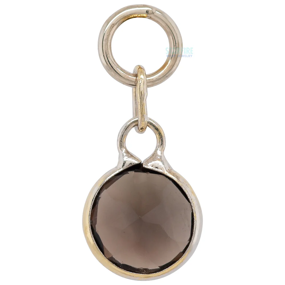 "Brilliant" Charm in Gold with Gemstones - Image 7