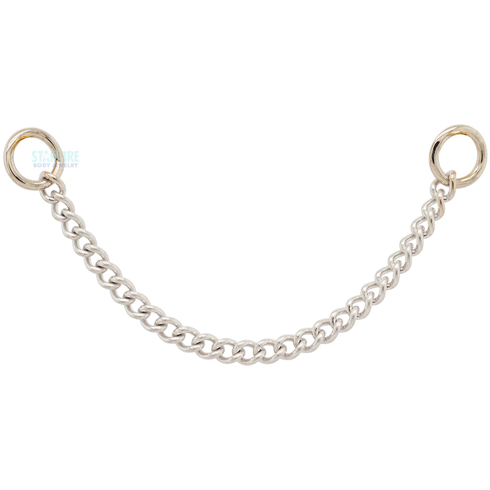 "Curb" Chain Attachment in Gold - Image 3