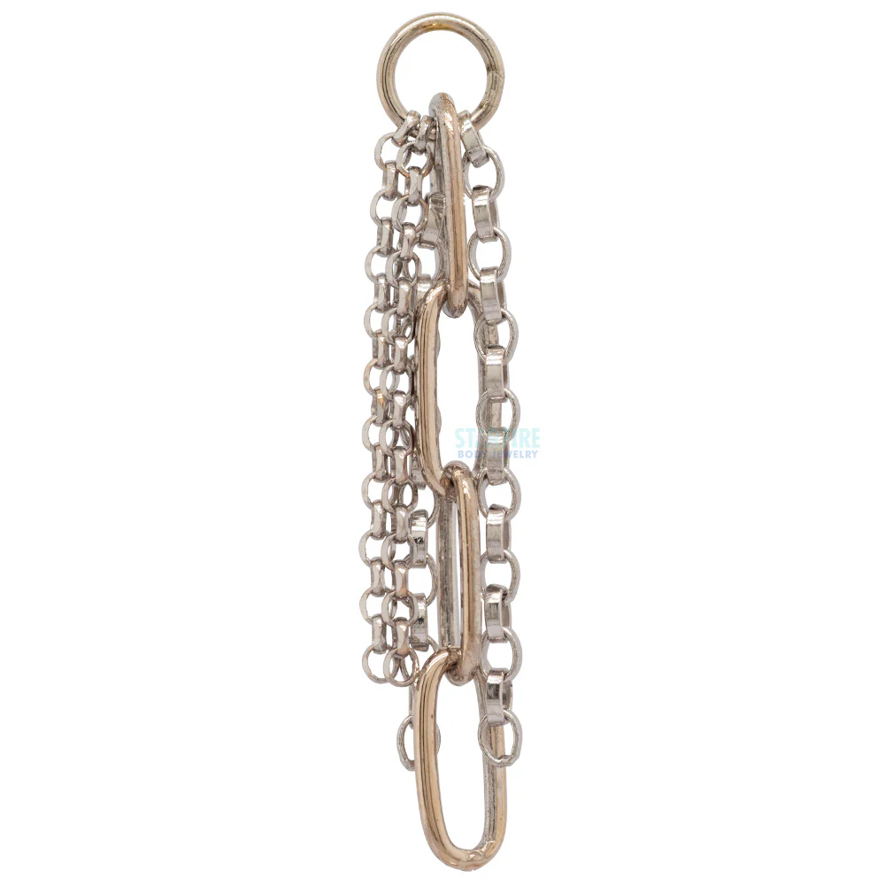 "DAAANG-le" Chain Charm in Gold - Image 3