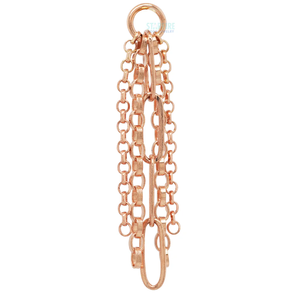 "DAAANG-le" Chain Charm in Gold - Image 4
