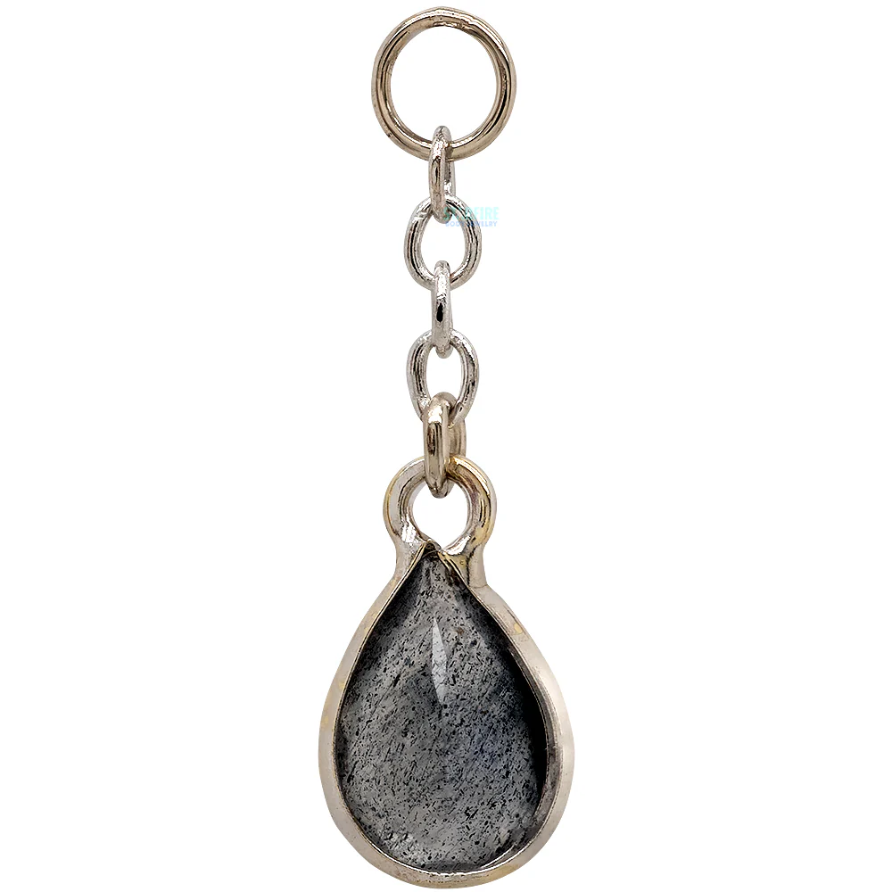 "Fruta" Chain Charm in Gold with Gemstones - Image 4