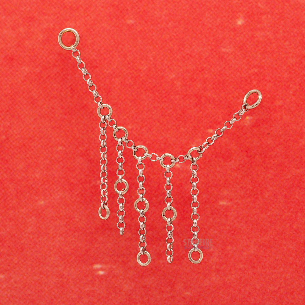 "In Bondage" Chain Attachment in Gold - Image 2