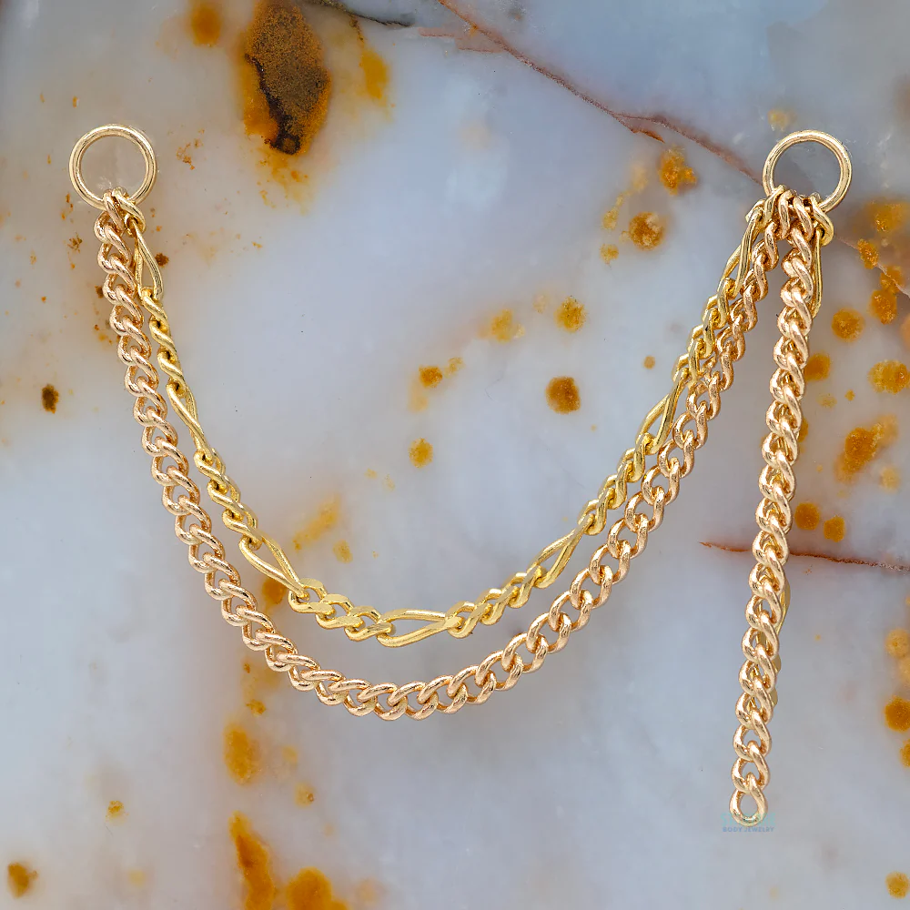 "Markie" Chain Attachment in Gold - Image 2