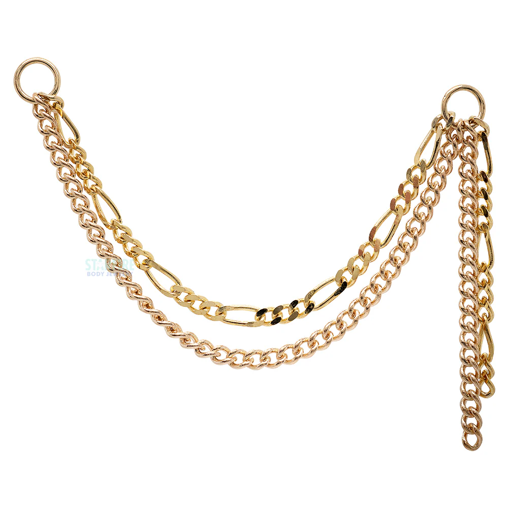 "Markie" Chain Attachment in Gold - Image 3