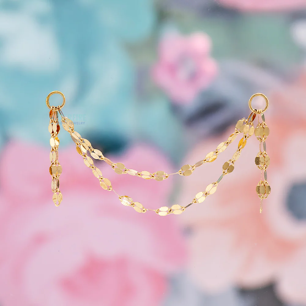 "Reina" Chain Attachment in Gold - Image 2