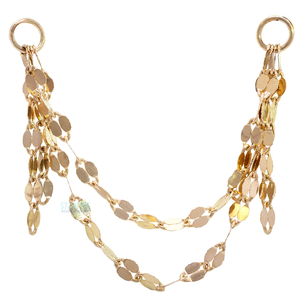 "Reina" Chain Attachment in Gold - Image 3