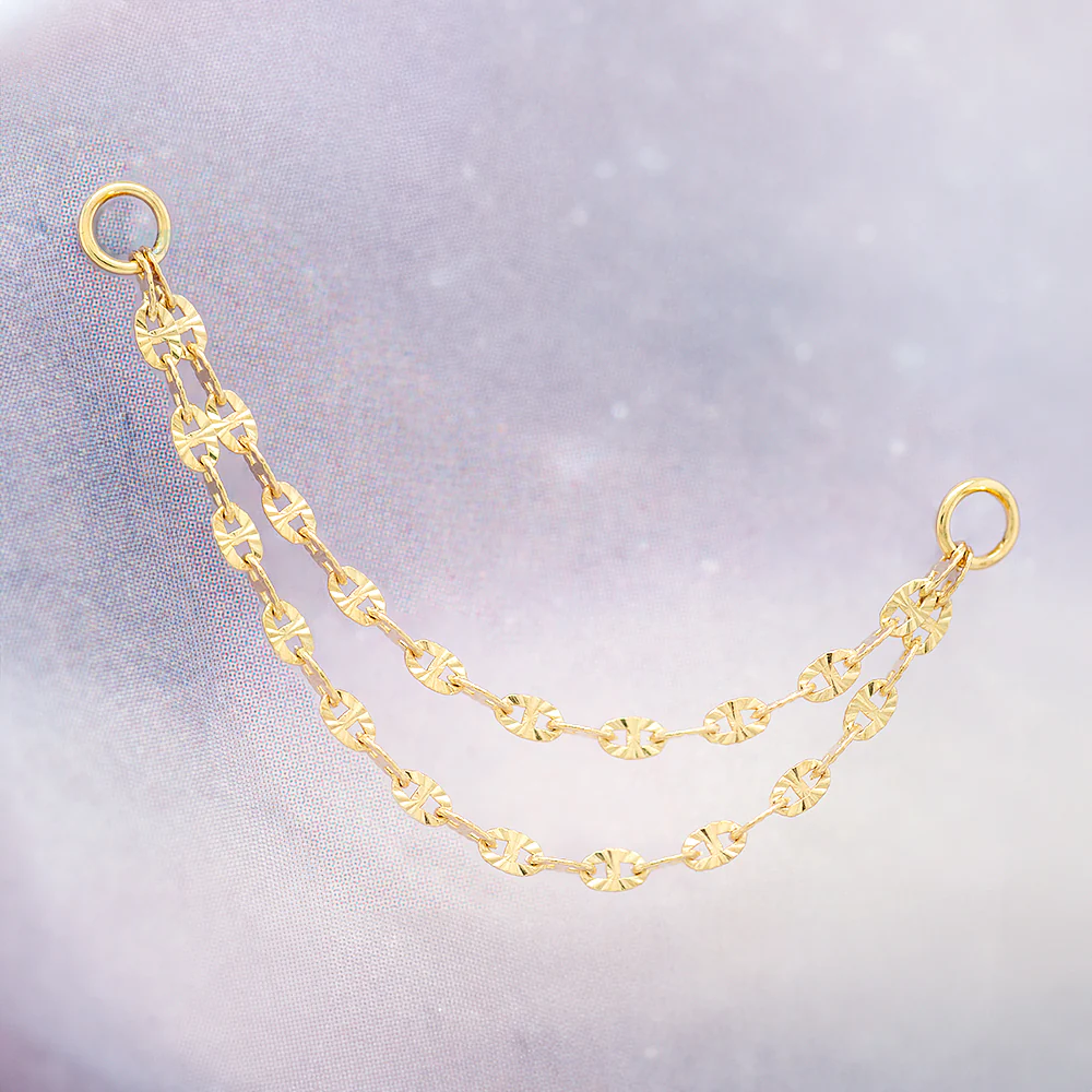"Starburst" Chain Attachment in Gold - Image 2