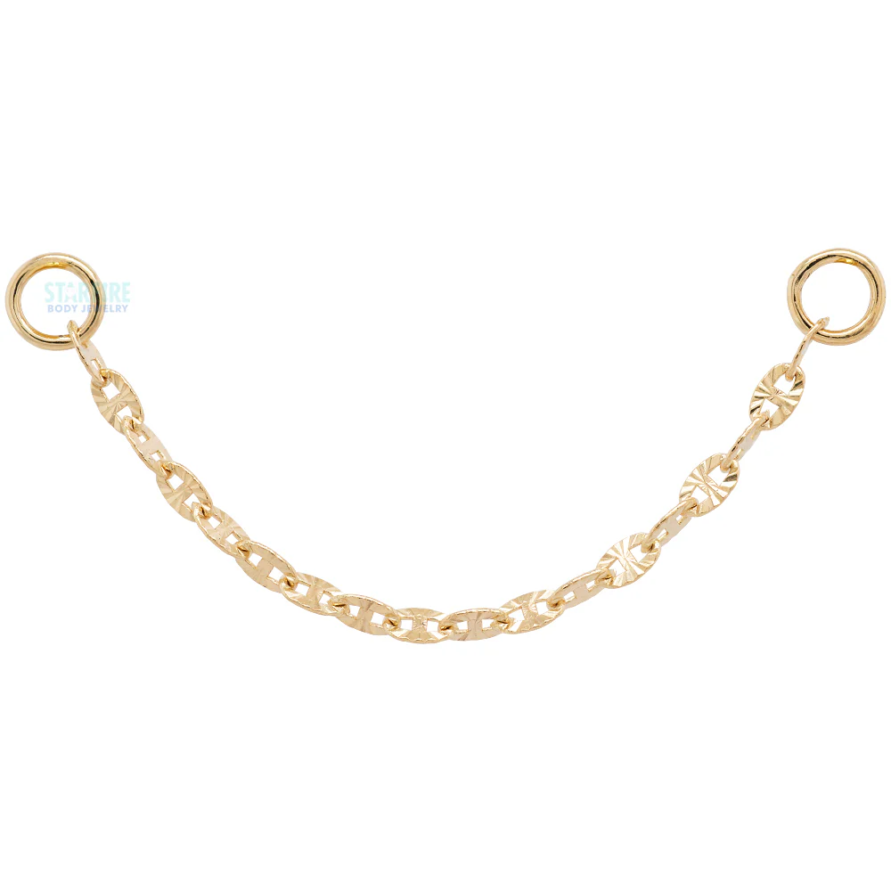 "Starburst" Chain Attachment in Gold - Image 3