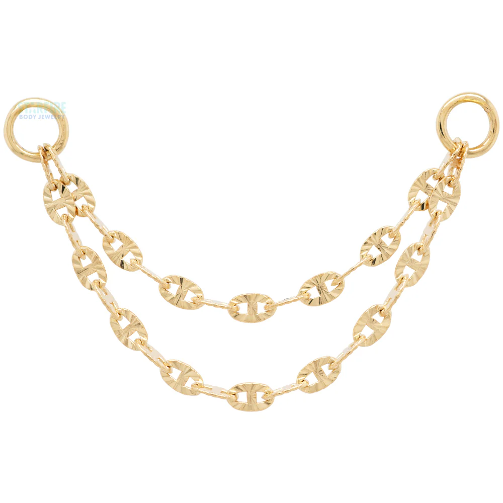 "Starburst" Chain Attachment in Gold - Image 4