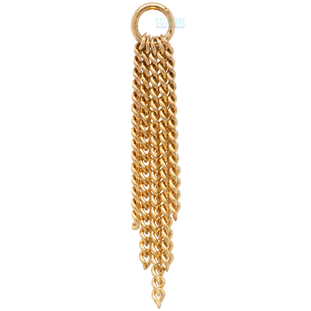 "Vista" Chain Charm in Gold - Image 3