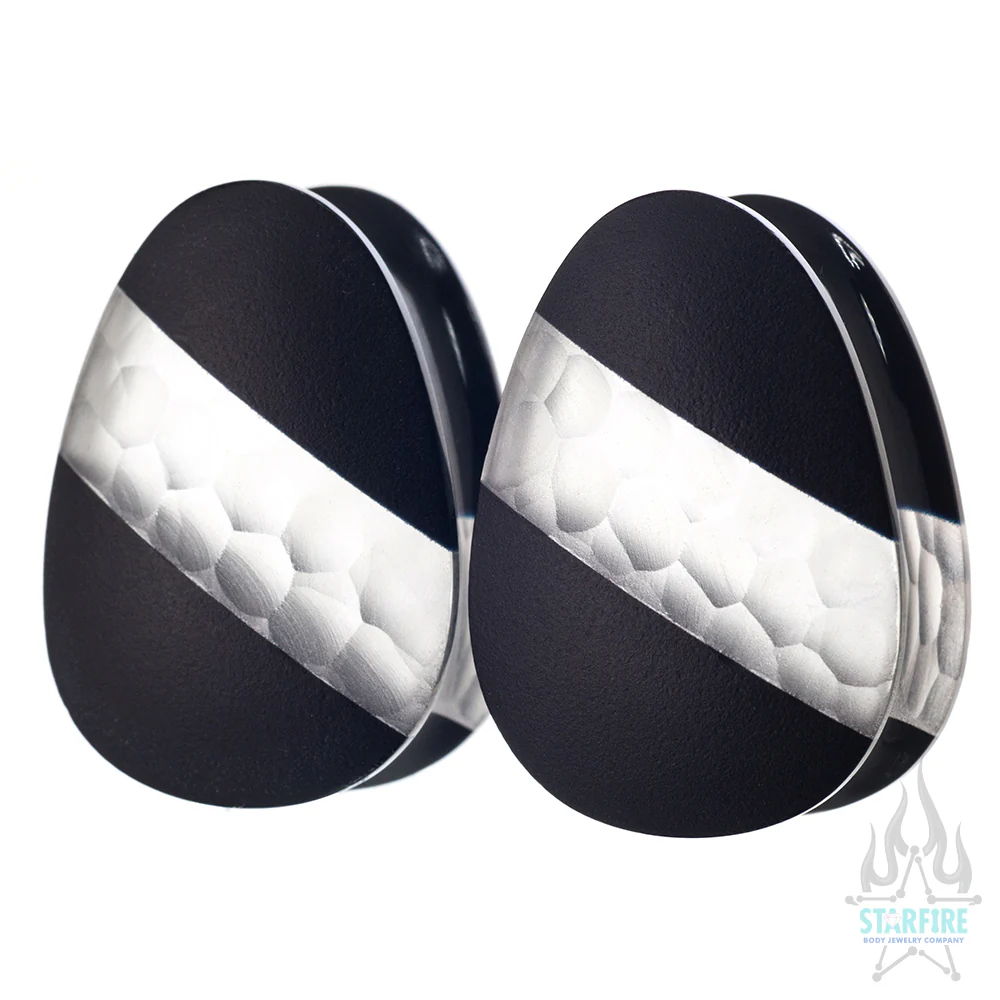 Hybrid Martele Glass Teardrop Plugs