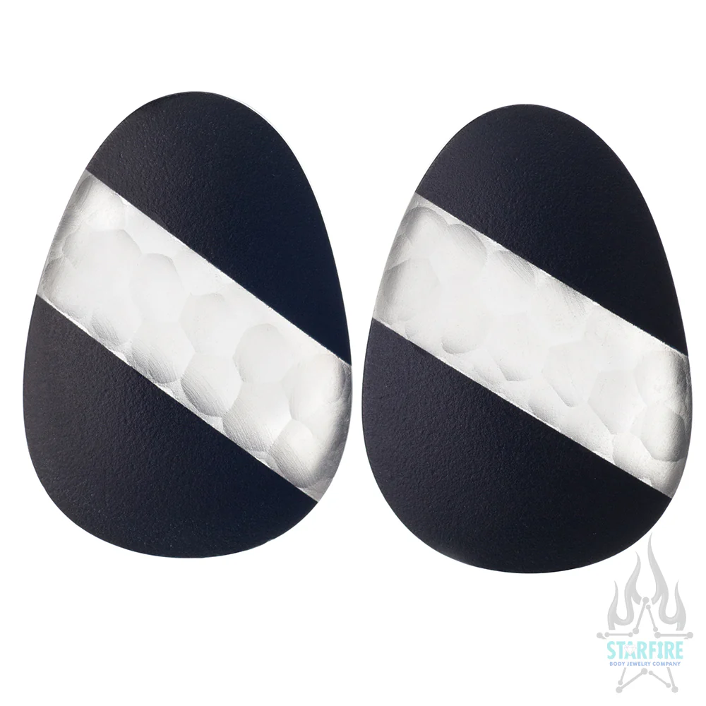 Hybrid Martele Glass Teardrop Plugs - Image 2
