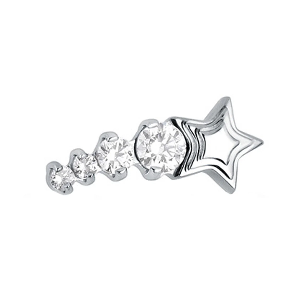 "Cosmic Dust" Threaded End with Faceted Gems - Image 3