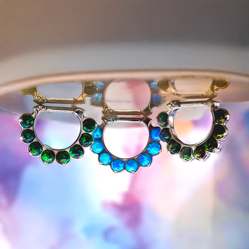 "Odyssey" Clicker #12 with Opals - 16 ga. - Image 2