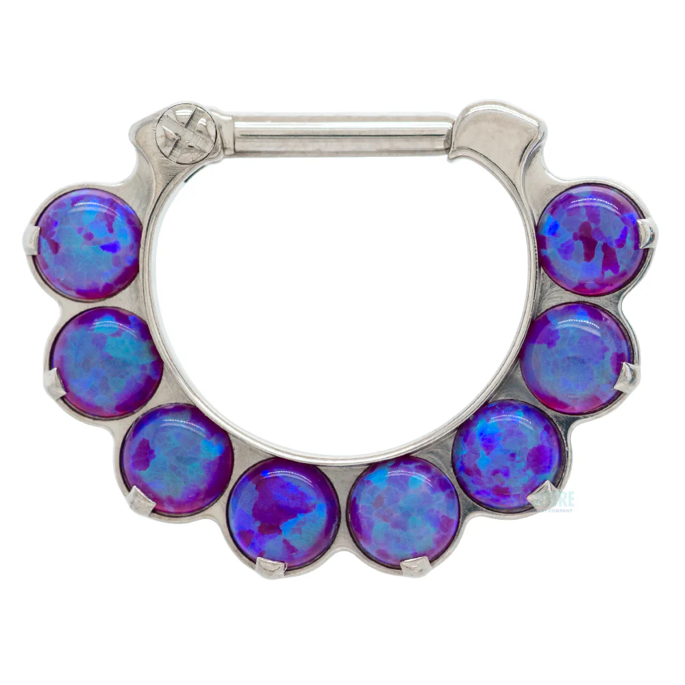 "Odyssey" Clicker #12 with Opals - 16 ga. - Image 6