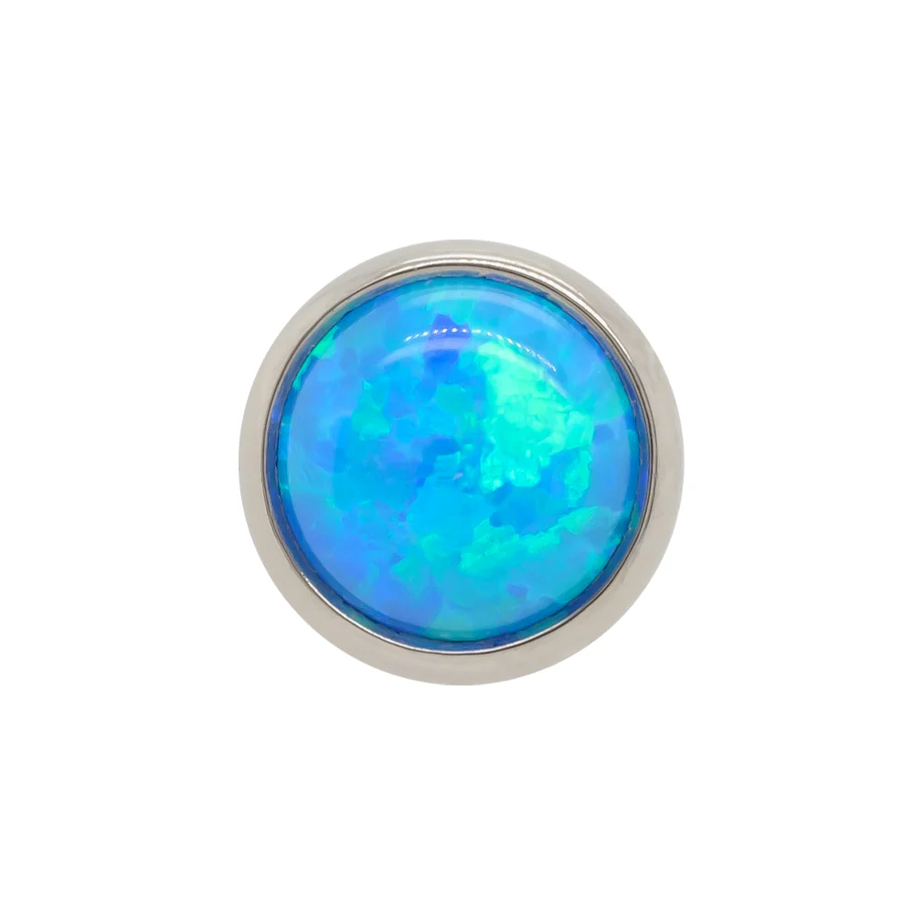 threadless: Bezel-Set Round Opal End - Image 6