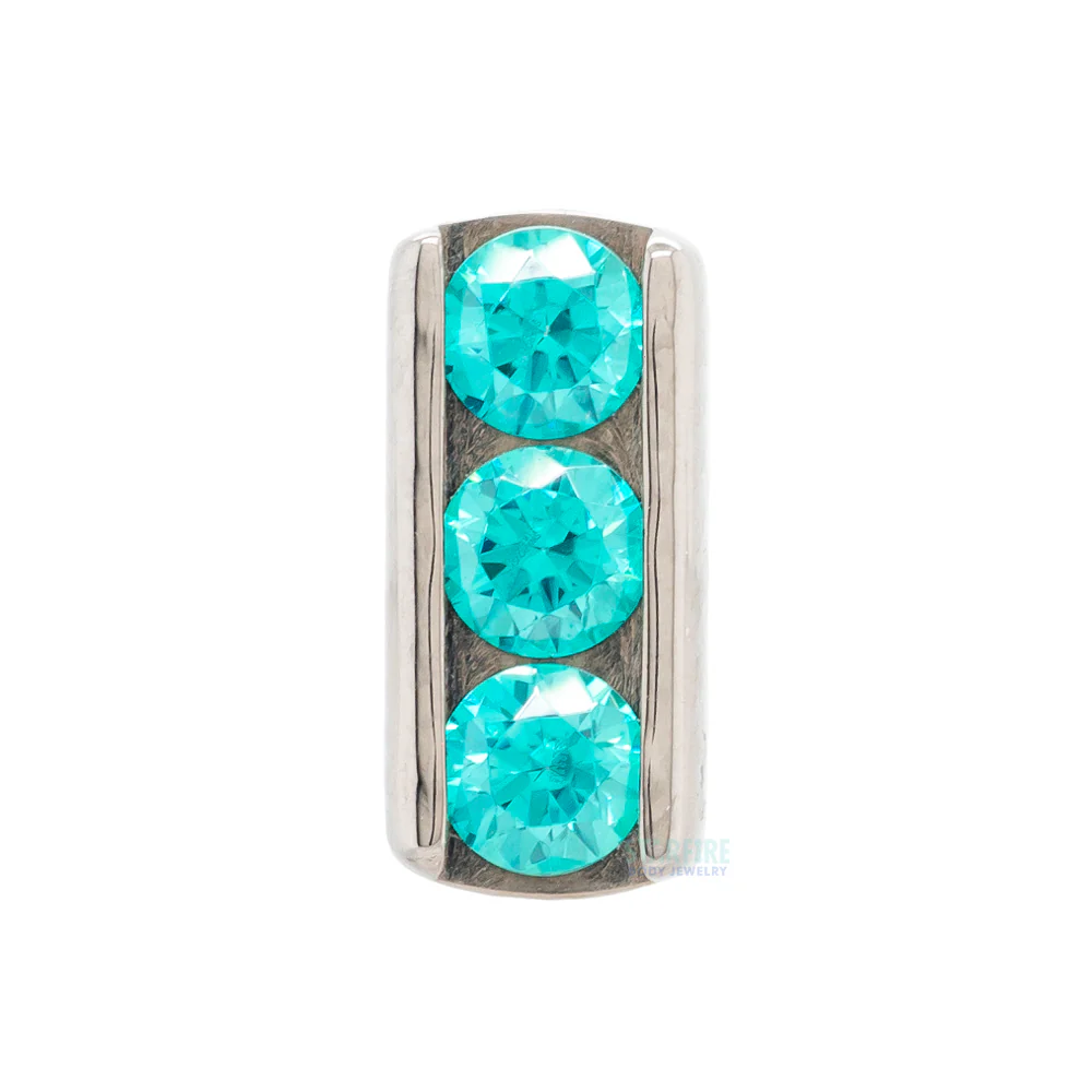 threadless: Channel-Set Faceted Gems End - Image 5
