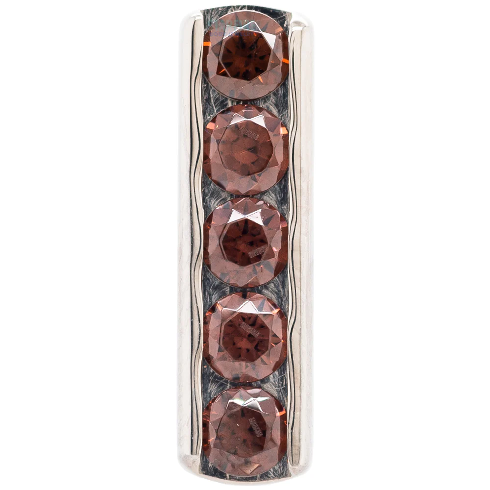 threadless: Channel-Set Faceted Gems End - Image 7