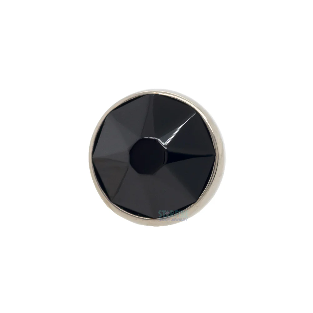 threadless: Crystal Flat Backed Faceted Gem End - Image 15