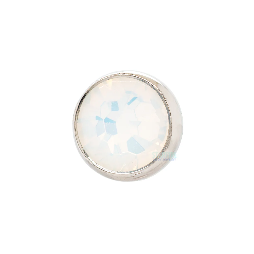 threadless: Crystal Flat Backed Faceted Gem End - Image 6
