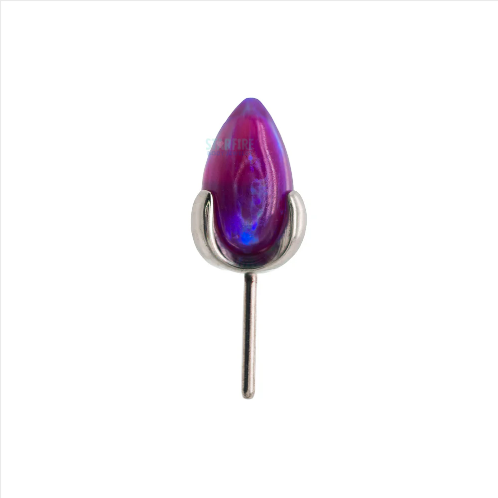 threadless: "Dragon Egg" Prong-Set Opal End - Image 12