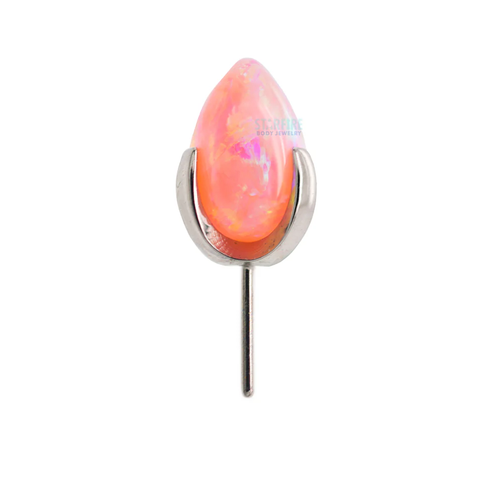 threadless: "Dragon Egg" Prong-Set Opal End - Image 4