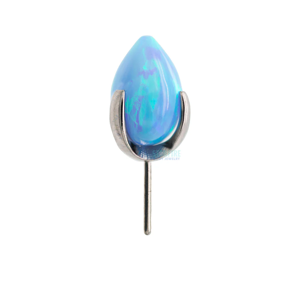 threadless: "Dragon Egg" Prong-Set Opal End - Image 7