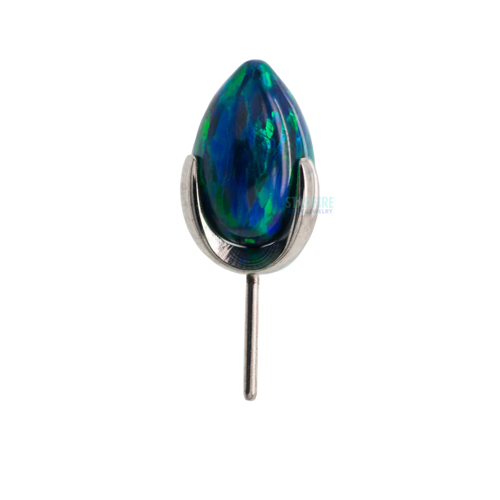 threadless: "Dragon Egg" Prong-Set Opal End - Image 8