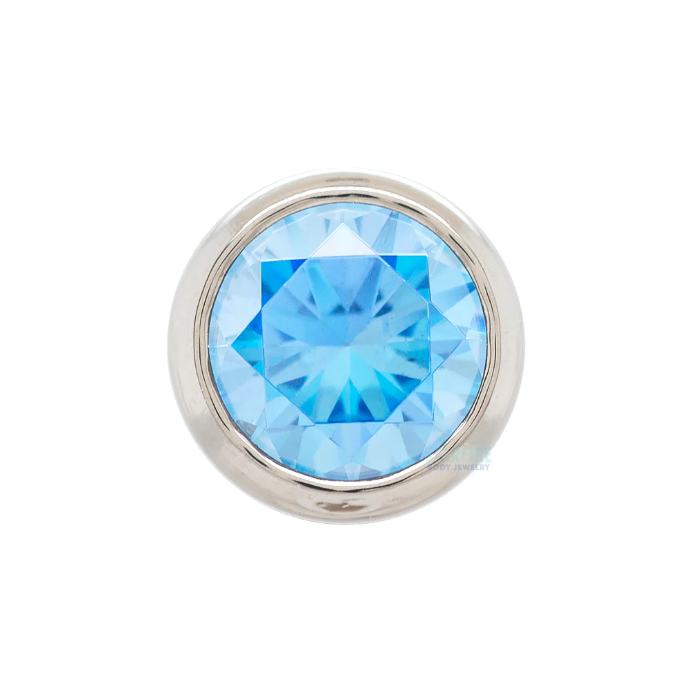 threadless: Extreme Low Profile Faceted Gem Ball End - Image 10